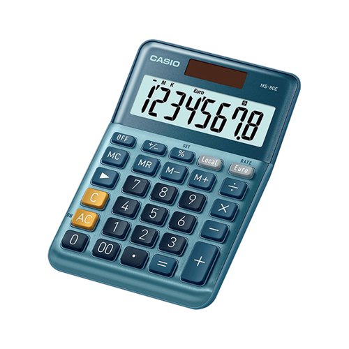 CASIO MS-80E 8 DIGIT DESKTOP CALCULATOR MS-80E-WK-UP