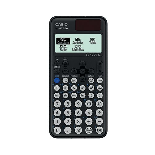 CASIO CLASSWIZ SCIENTIFIC CALCULATOR DUAL POWERED BLACK FX-8