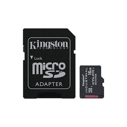 KINGSTON INDUSTRIAL MICROSD MEMORY CARD 8GB SD ADAPTER SDCIT