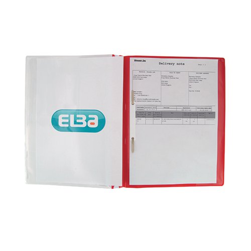 ELBA POCKET REPORT FILE A4 RED (25 PACK) 400055038