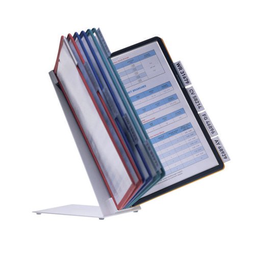 DURABLE VARIO TABLE 10 DISPLAY PANEL SYSTEM ASSORTED 5570/00