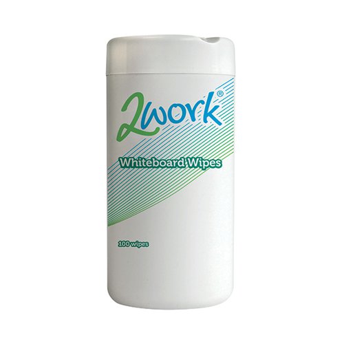 2WORK WHITEBOARD CLEANING WIPES (PACK OF 100) DB50372