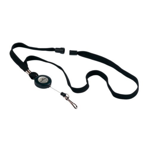 DURABLE SOFT BREAKAWAY LANYARD WITH RETRACTABLE BADGE REEL B
