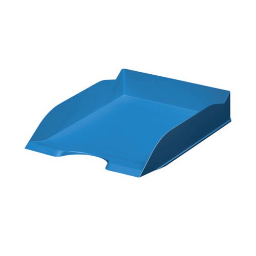 DURABLE ECO RECYCLED PLASTIC STACKABLE LETTER TRAY A4+ BLUE