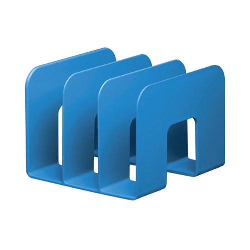 DURABLE ECO RECYCLED PLASTIC MAGAZINE STAND BLUE 776106