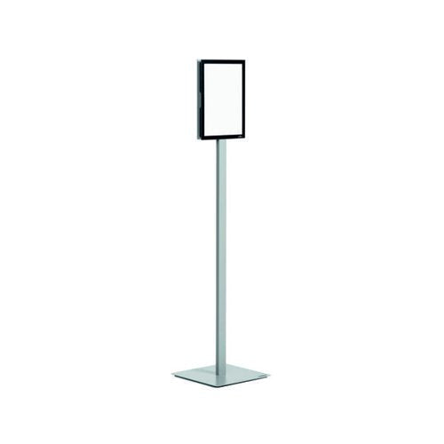 DURABLE FLOORSTAND INFO STAND BASIC A4 ANTHRACITE GREY 50125