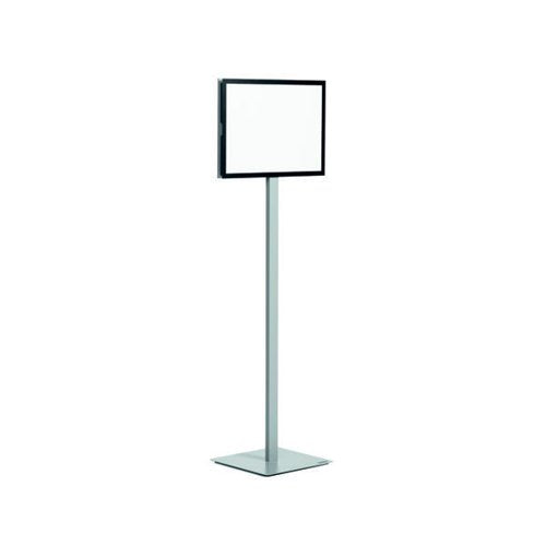 DURABLE FLOORSTAND INFO STAND BASIC A3 ANTHRACITE GREY 50135