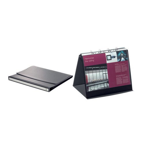 DURABLE DURASTAR LANDSCAPE TABLE FLIPCHART A3 GRAPHITE GREY