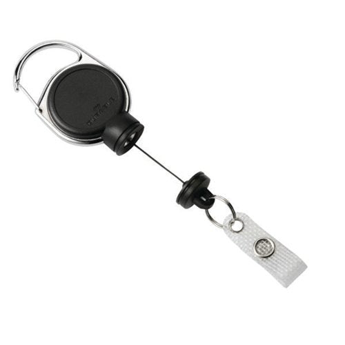 DURABLE EXTRA STRONG RETRACTABLE CLIP BADGE REEL FOR ID AND