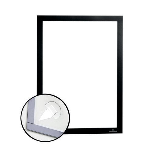 DURABLE DURAFRAME WALLPAPER INFOFRAME A4 BLACK 4843