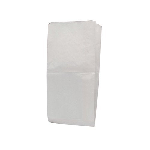 PAPER BAG 152X216X279MM WHITE (1000 PACK) 9430019