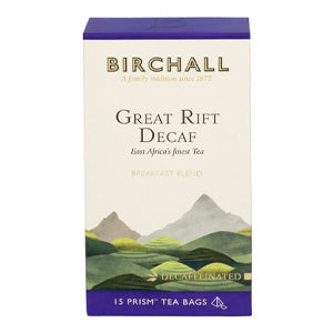 BIRCHALL TEA GREAT RIFT DECAF PRISM TEA BAGS (RFA) X 15