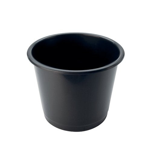 DEFLECTO STERITOUCH LARGE 14L PLASTIC WASTER BIN BLACK CP025