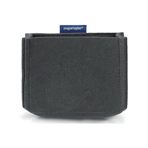 MAGNETOPLAN MAGNETOTRAY FELT PEN HOLDER MEDIUM GREY 130X60X1