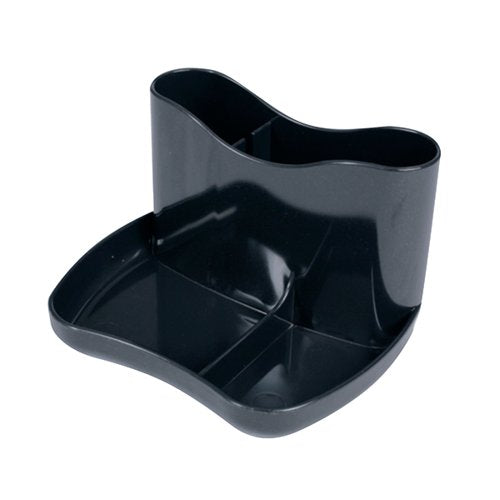 DEFLECTO STERITOUCH DESK TIDY BLACK CP083STBLK