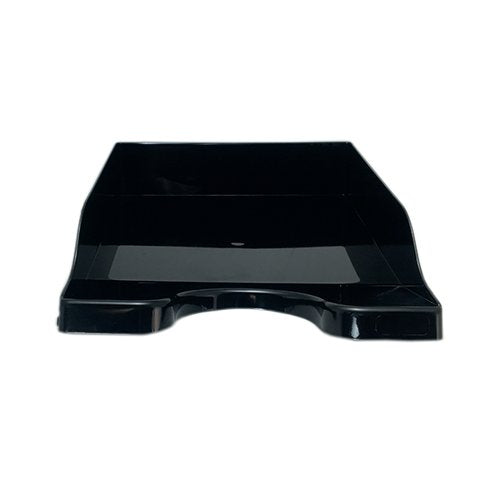 DEFLECTO STERITOUCH STACKING LETTER TRAY BLACK CP130STBLK
