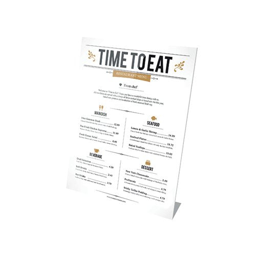 ANNOUNCE SLANTED SIGN HOLDER A4 DF47401