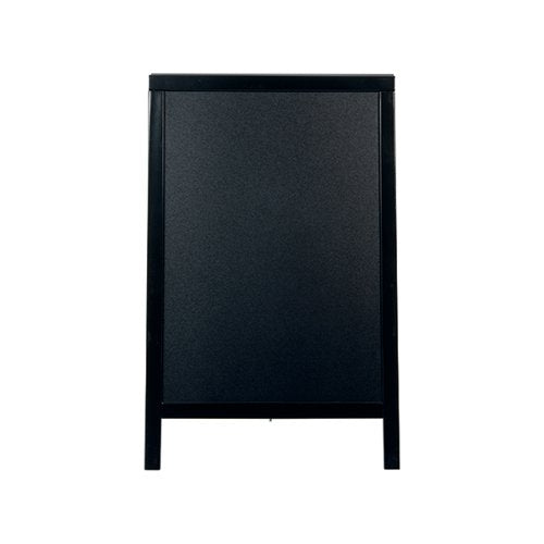 SECURIT DUPLO PAVEMENT CHALKBOARD WITH LACQUERED BLACK PINEW