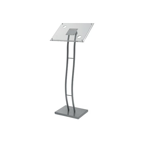 DEFLECTO CURVE FLOOR STANDING SIGN/INFORMATION HOLDER A3 370