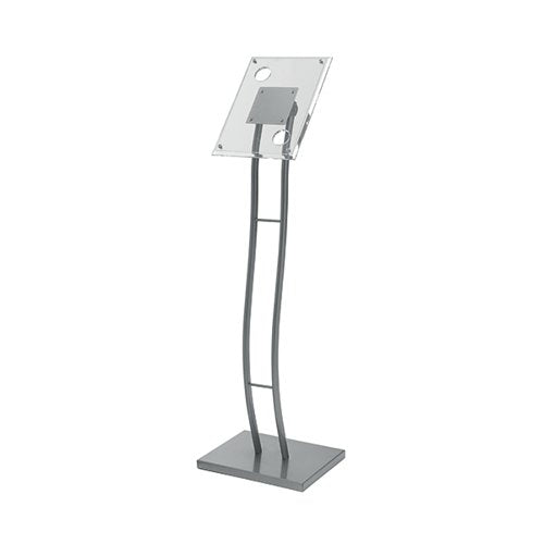 DEFLECTO CURVE FLOOR STANDING SIGN/INFORMATION HOLDER A4 370