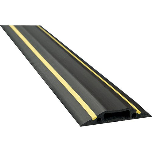 D-LINE BLACK /YELLOW MEDIUM HAZARD DUTY FLOOR CABLE COVER 9M