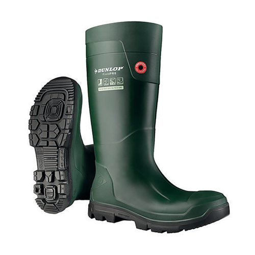 PUROFORT FIELDPRO FULL SAFETY WELLINGTON 1PR GREEN 7 FG60E33