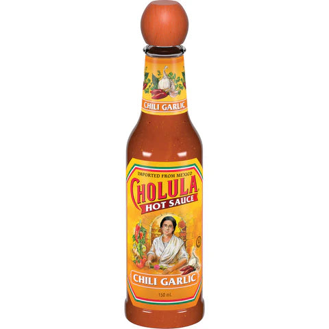 CHOLULA CHILLI GARLIC HOT SAUCE (150ml)