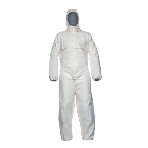 DUPONT PROSHIELD 20 SFR DISPOSABLE COVERALL WHITE L PROFRL
