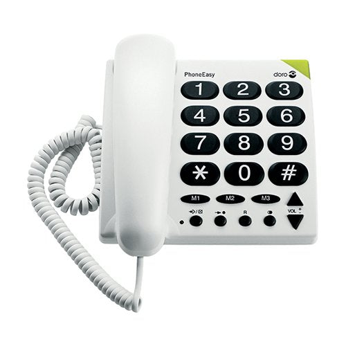 DORO BIG BUTTON TELEPHONE WHITE 311C