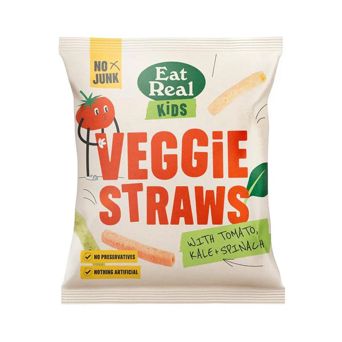 EAT REAL KIDS VEGGIE STRAWS (20g) x 24