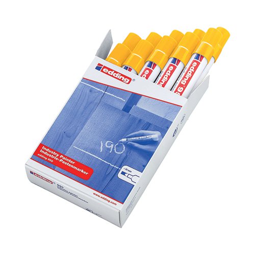EDDING 950 INDUSTRY PAINTER MEDIUM YELLOW (PACK OF 10) 950-0