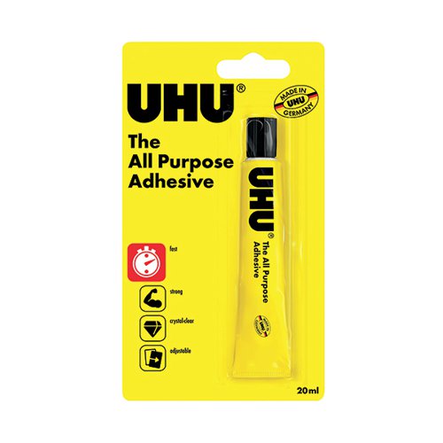 UHU ALL PURPOSE ADHESIVE 20ML (PACK OF 10) 44091