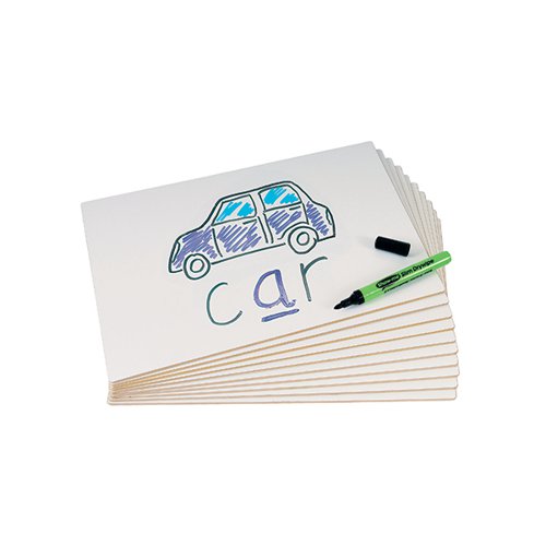 SHOW-ME MDF WHITEBOARD PLAIN (10 PACK) PFB10