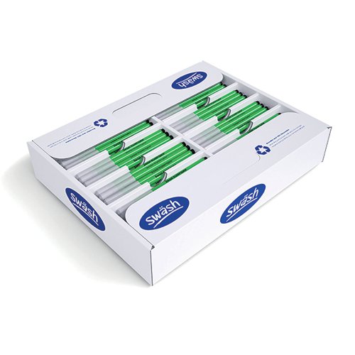 SWASH KOMFIGRIP HANDWRITING PEN BLACK (PACK OF 300) THW300BK