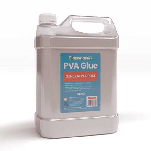 CLASSMASTER PVA GLUE GENERAL PURPOSE - RED LABEL (5 LITRE) P