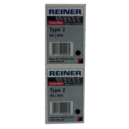 COLOP REINER B6K REPLACEMENT INK PAD BLACK (PACK OF 2) RB6KI