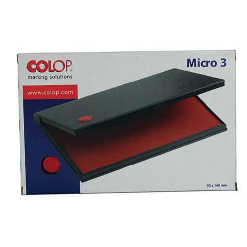 COLOP MICRO 3 STAMP PAD RED MICRO3RD