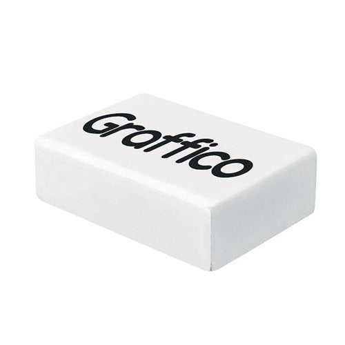 GRAFFICO PLASTIC ERASER WHITE (45 PACK) EN05992