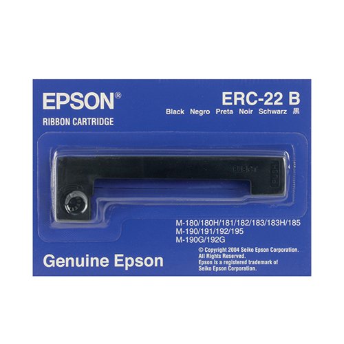 EPSON ERC22B RIBBON CARTRIDGE BLACK C43S015358