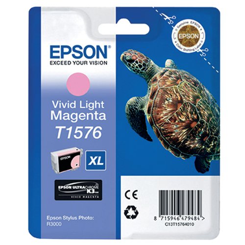 EPSON T1576 TURTLE ULTRACHROME INK CARTRIDGE HIGH YIELD VIVI