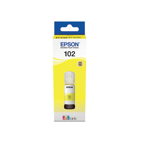 EPSON 102 ECOTANK INK BOTTLE YELLOW C13T03R440