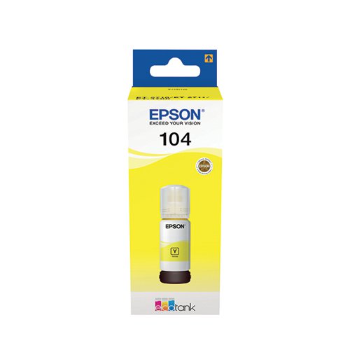 EPSON 104 ECOTANK INK BOTTLE YELLOW C13T00P440