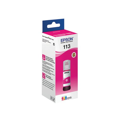 EPSON 113 ECOTANK INK BOTTLE MAGENTA C13T06B340
