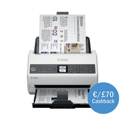 EPSON WORKFORCE DS-730N STANDALONE NETWORK SCANNER B11B25940