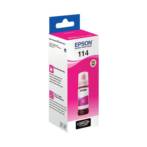 EPSON 114 ECOTANK INK BOTTLE MAGENTA C13T07B340