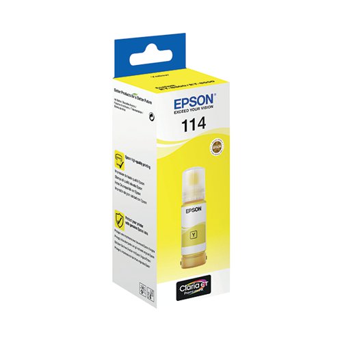 EPSON 114 ECOTANK INK BOTTLE YELLOW C13T07B440