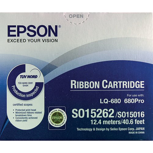 EPSON SIDM RIBBON CARTRIDGE BLACK C13S015262