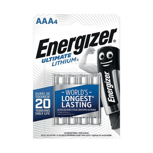 ENERGIZER ULTIMATE AAA LITHIUM BATTERIES (PACK OF 4) 632965