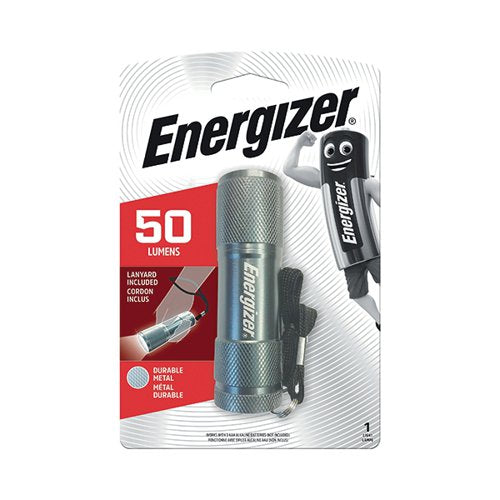 ENERGIZER METAL TORCH COMPACT 15 HOURS RUN TIME 3AAA SILVER