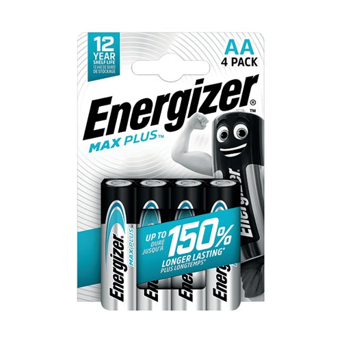 ENERGIZER MAX PLUS AA BATTERY (PACK OF 4) E303321800